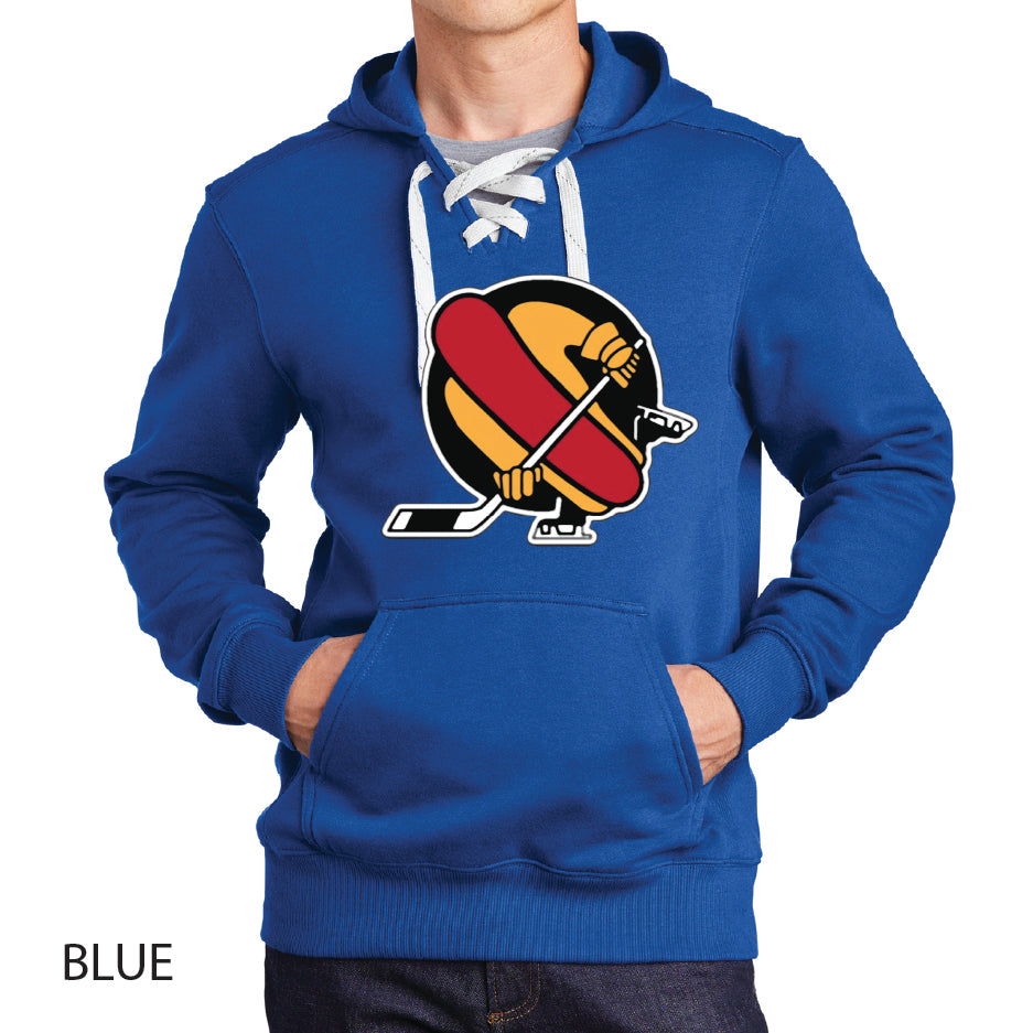 Rink Wieners Sport-Tek Lace Up Pullover Hooded Sweatshirt