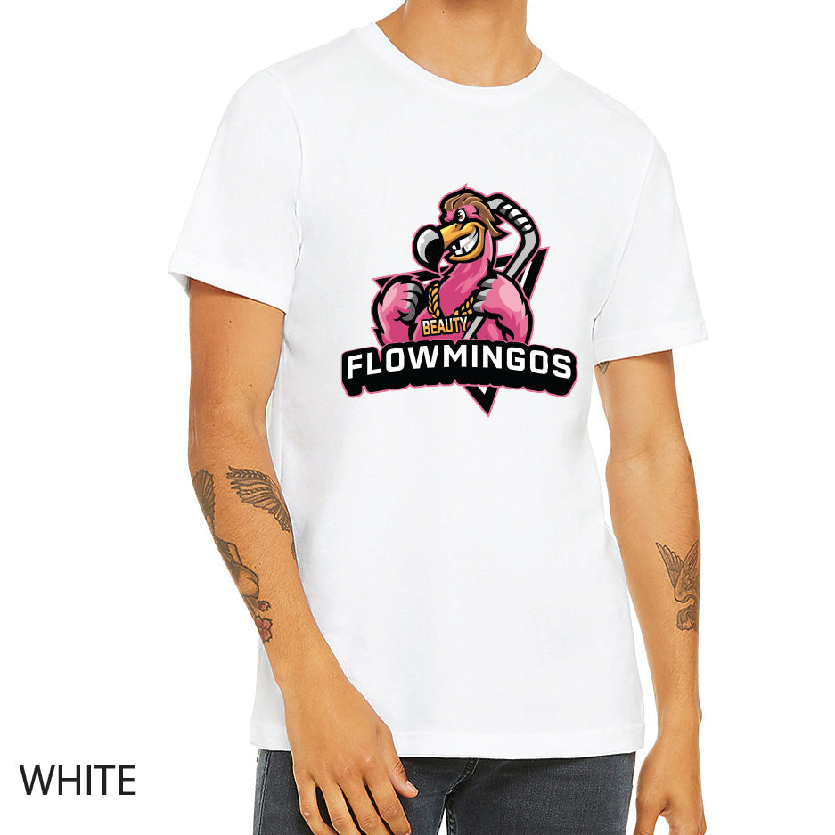 Flowmingoes Unisex Jersey Tee Crewneck T-Shirt