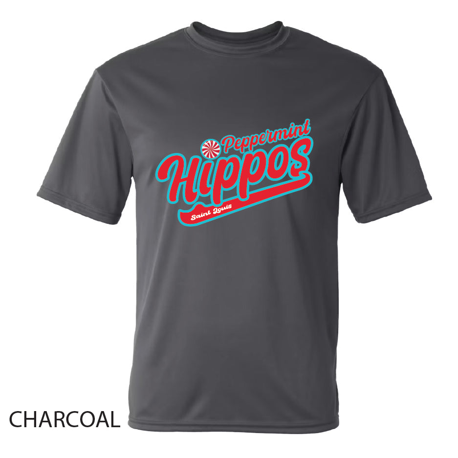 Peppermint Hippos Performance Dri-Fit T-Shirt