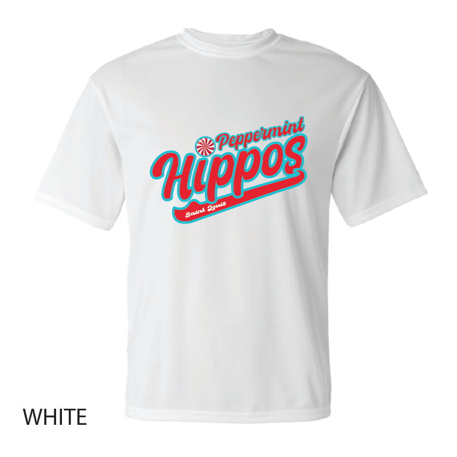 Peppermint Hippos Performance Dri-Fit T-Shirt