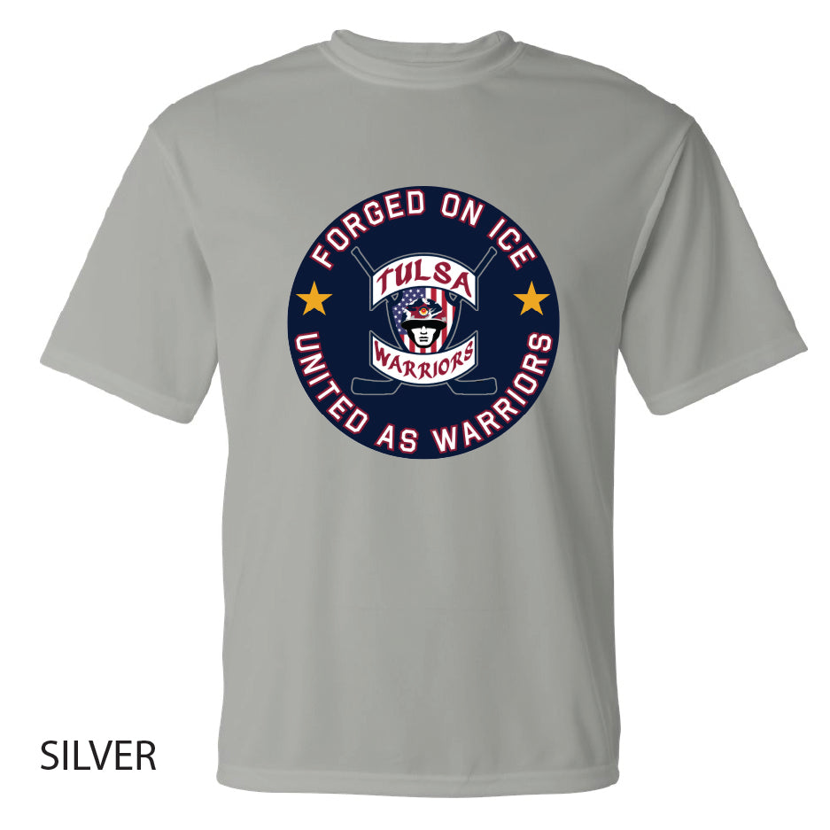 Tulsa Warriors Circle Logo Performance Dri-Fit T-Shirt