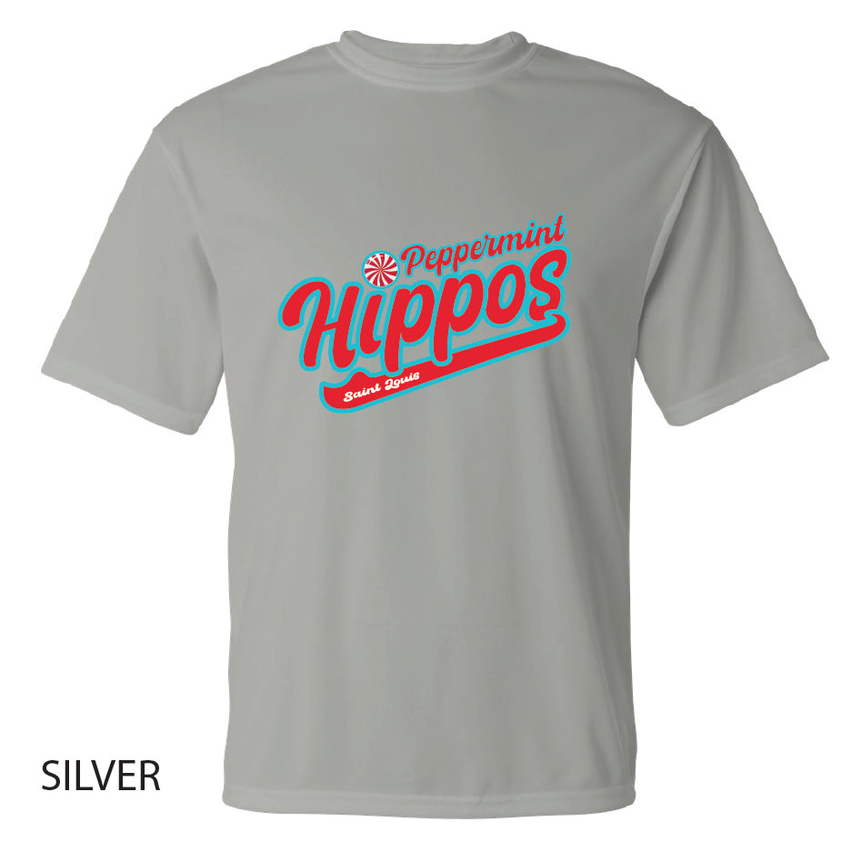 Peppermint Hippos Performance Dri-Fit T-Shirt