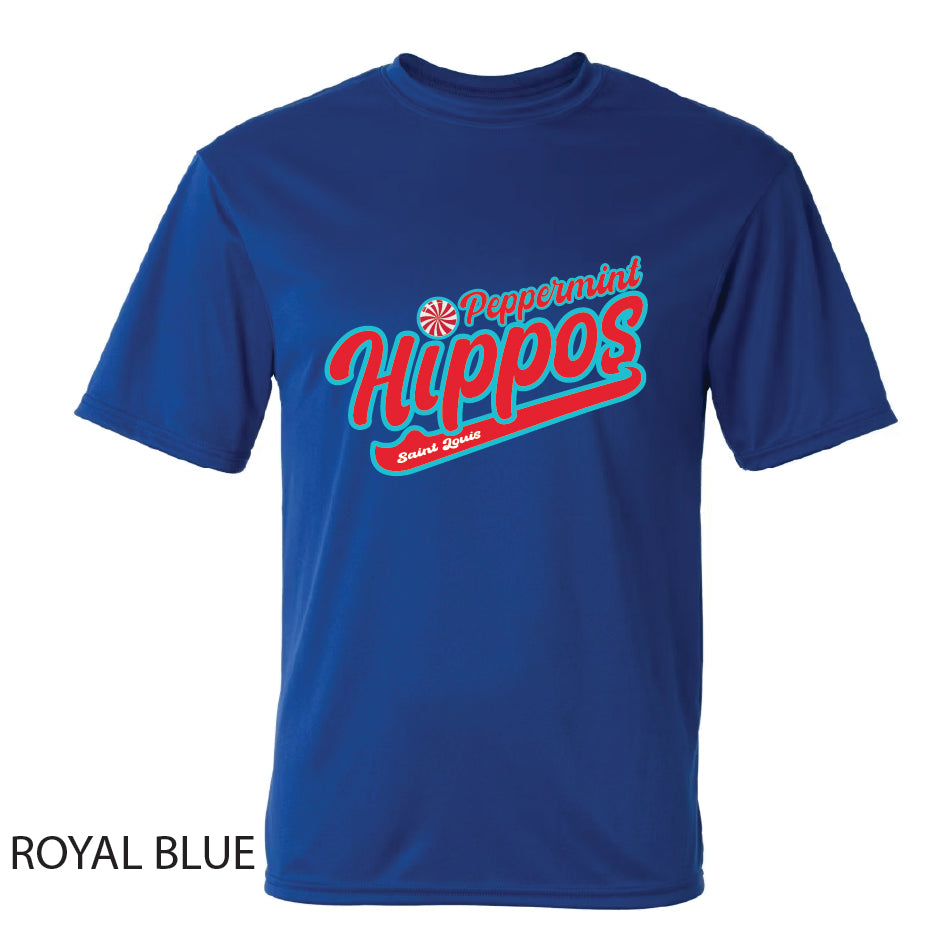 Peppermint Hippos Performance Dri-Fit T-Shirt