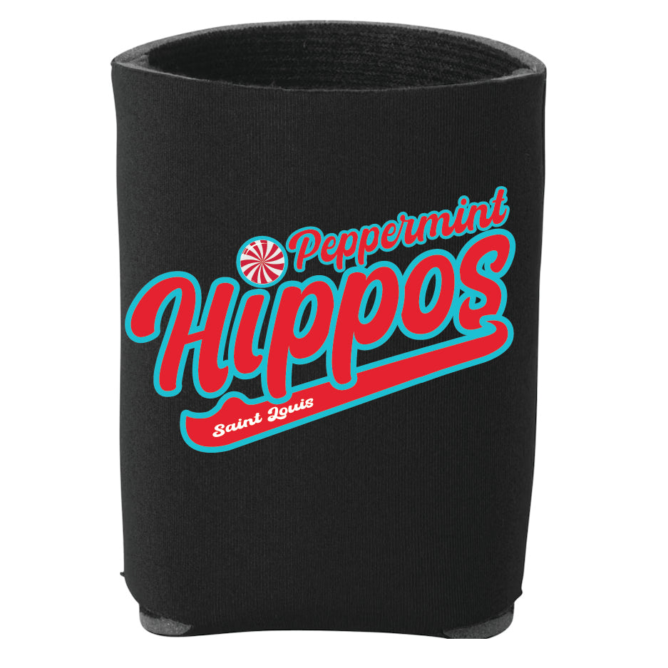 Peppermint Hippos Koozie