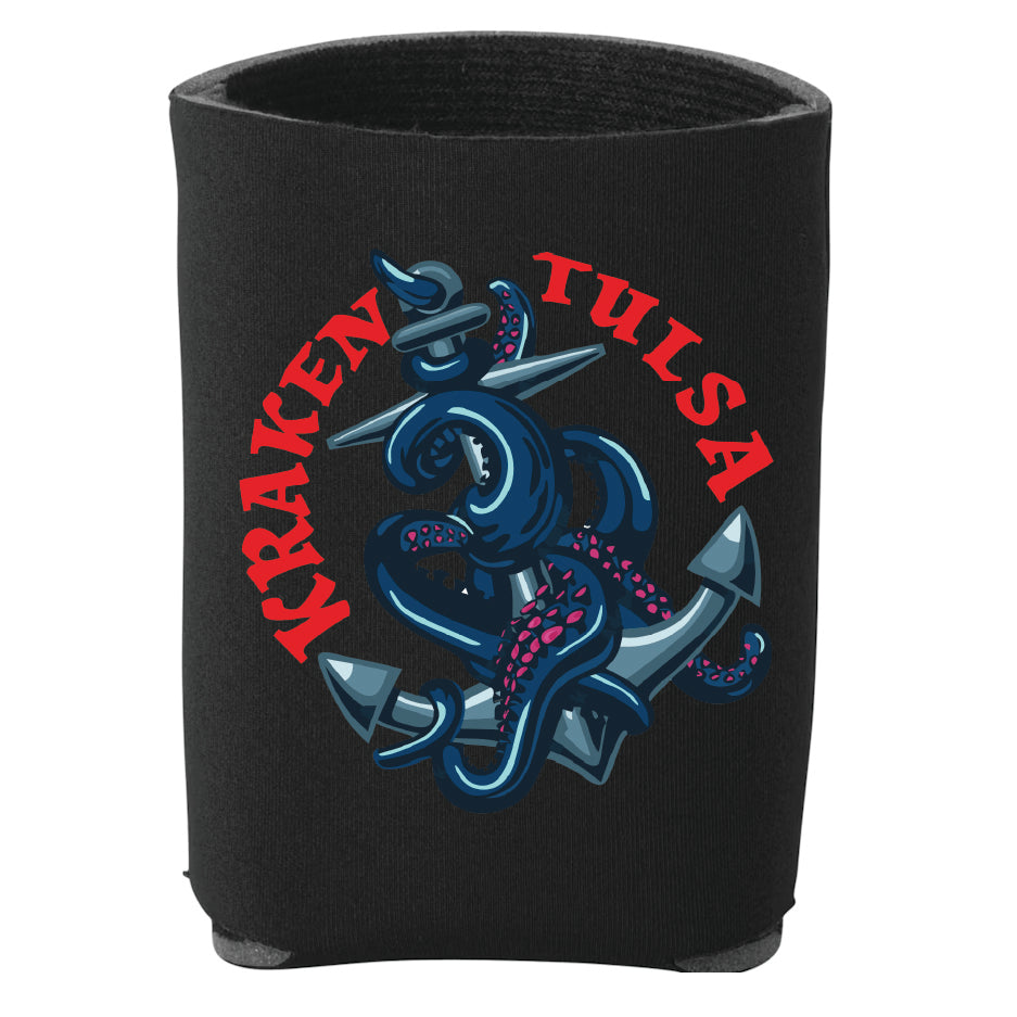 Tulsa Kraken Cold Ones Koozie