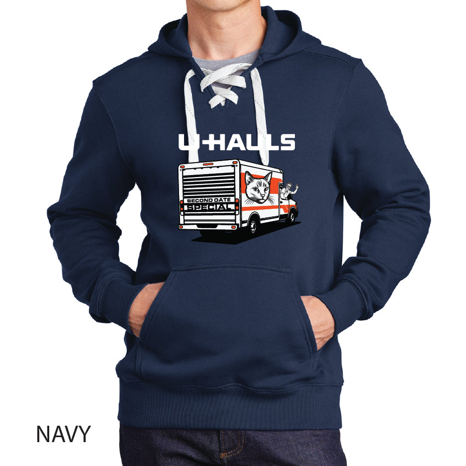 Uhauls Sport-Tek Lace Up Pullover Hooded Sweatshirt