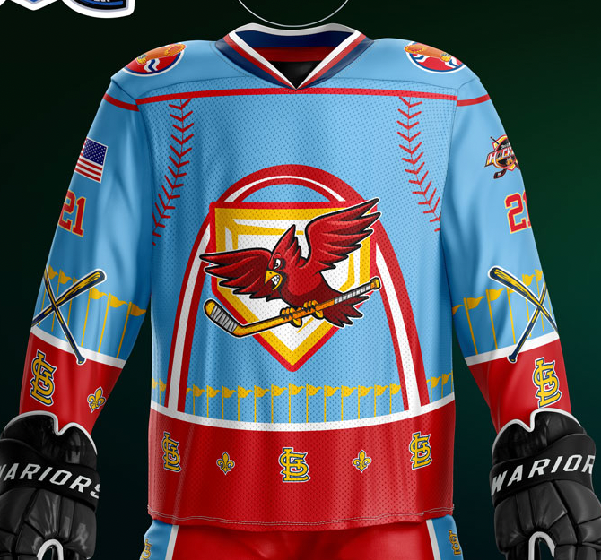St. Louis 2023 - STL Cardinals / Light Blue Jersey
