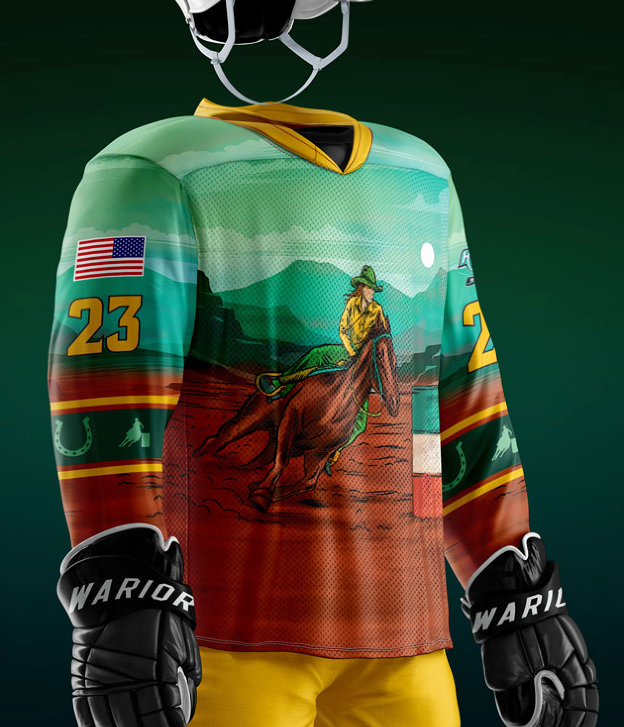 Barrel Racer - Customizable Name/Number