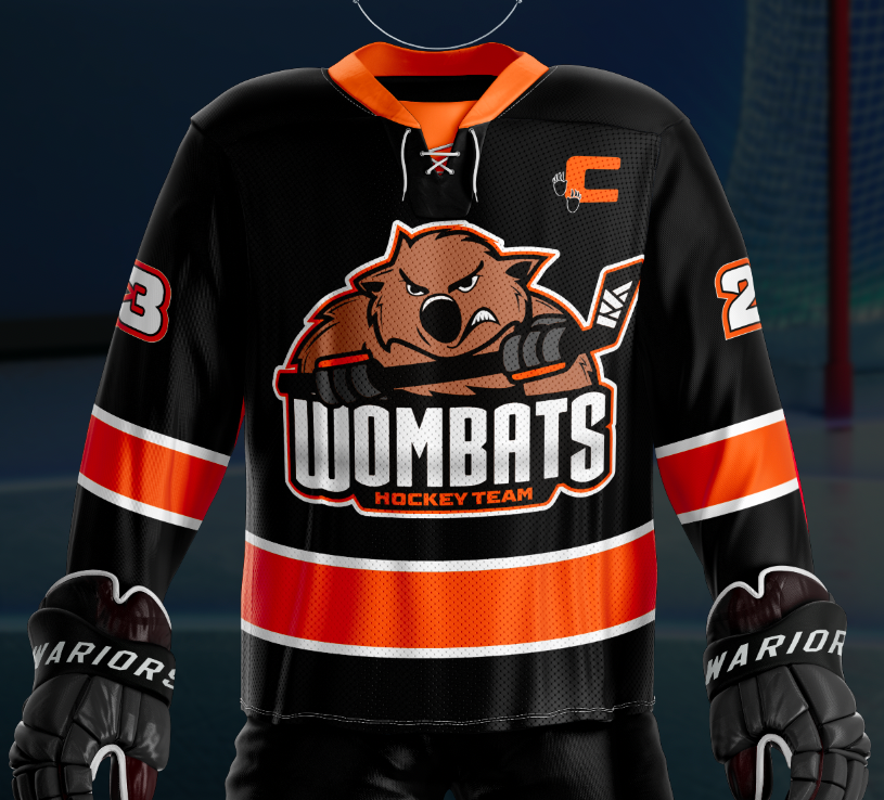 Maillot De Hockey Sur Glace Zuber N°5 - Taille XL - Occasion