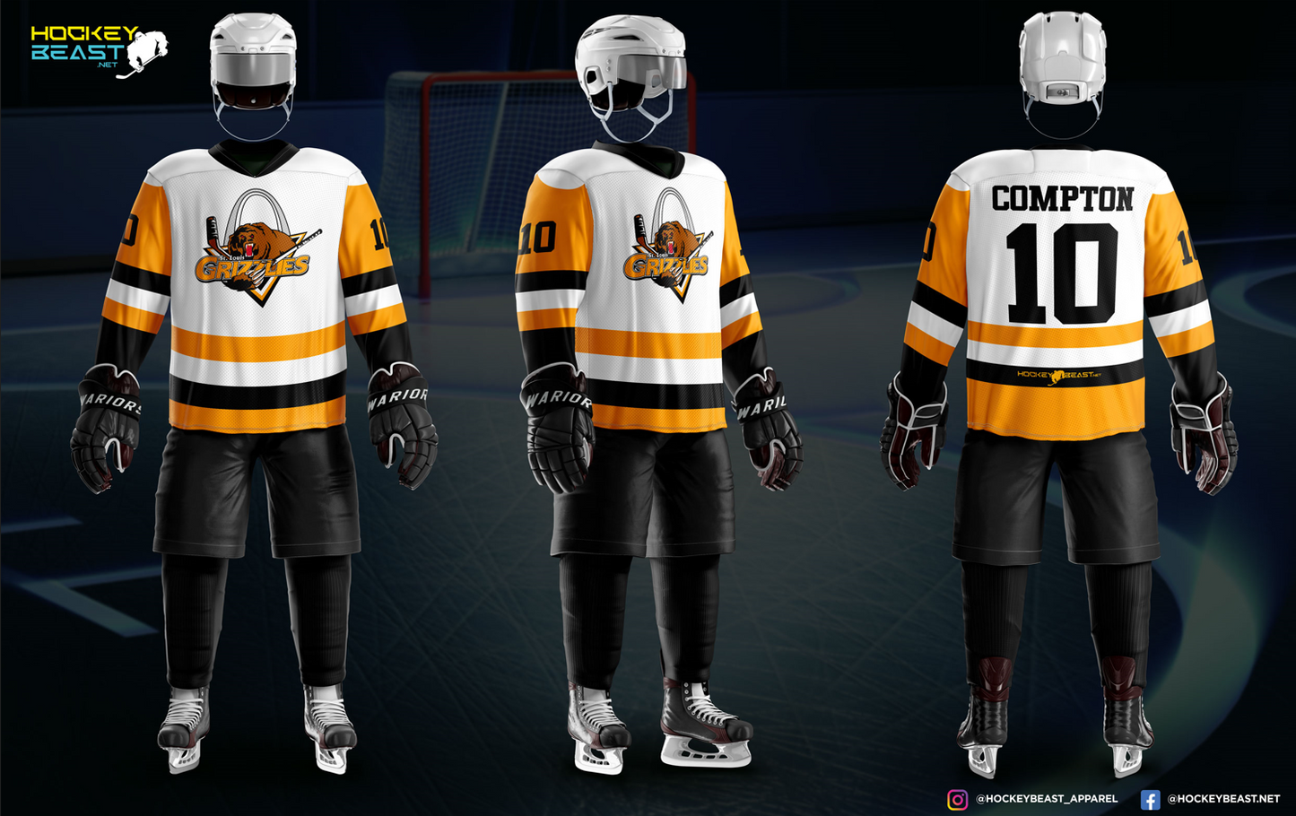 Grizzlies Sublimated White Jersey