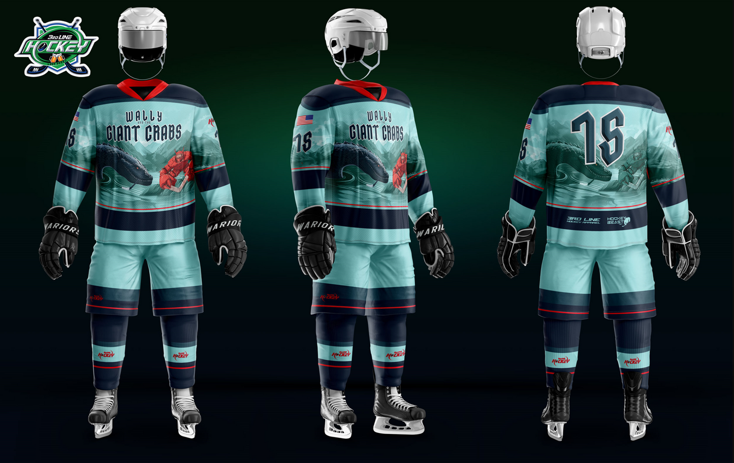 Spokane 2024 - Wally Giant Crabs Jersey