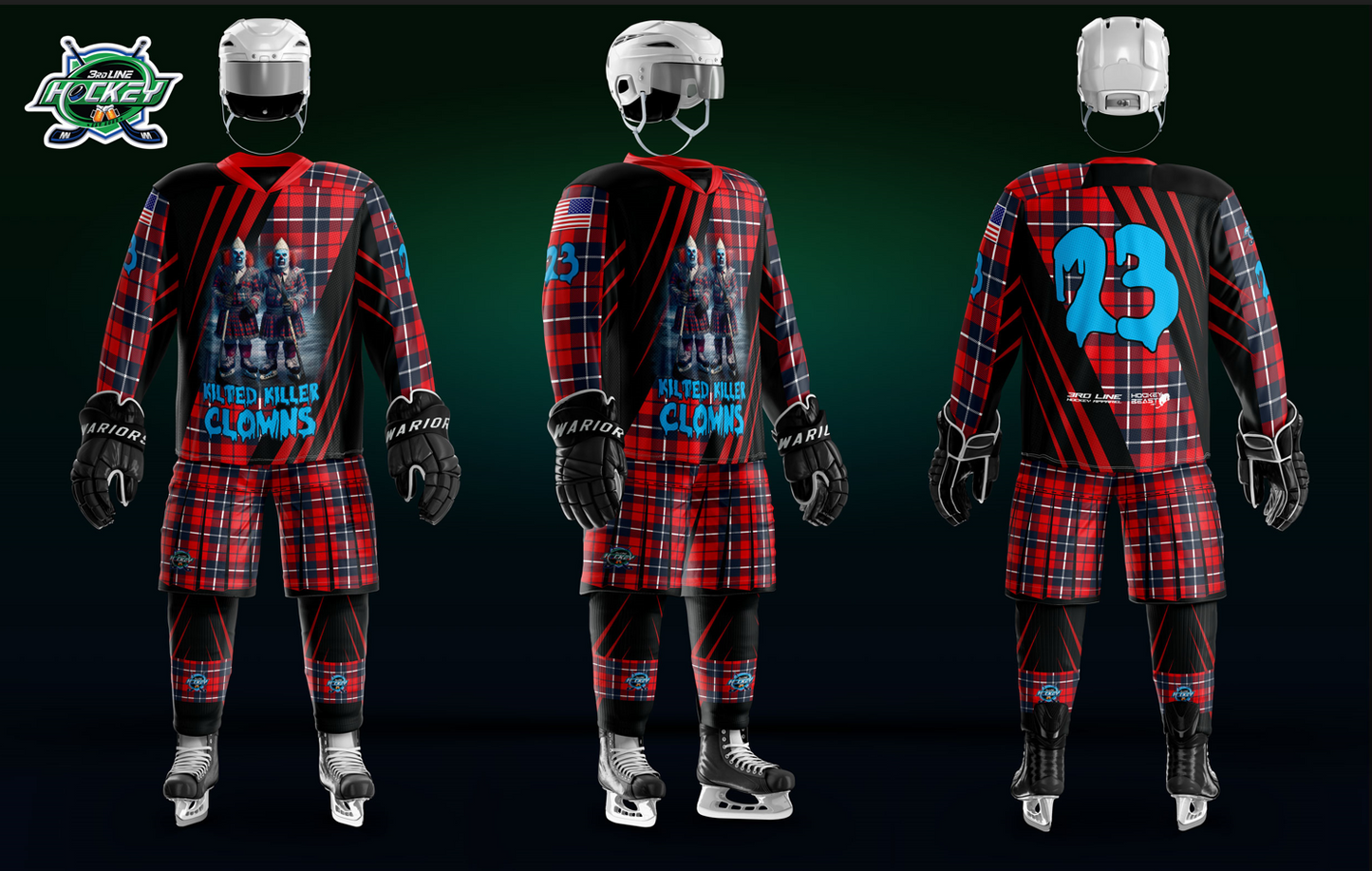 Scotland 2023 - Kilted Killer Clown Jersey