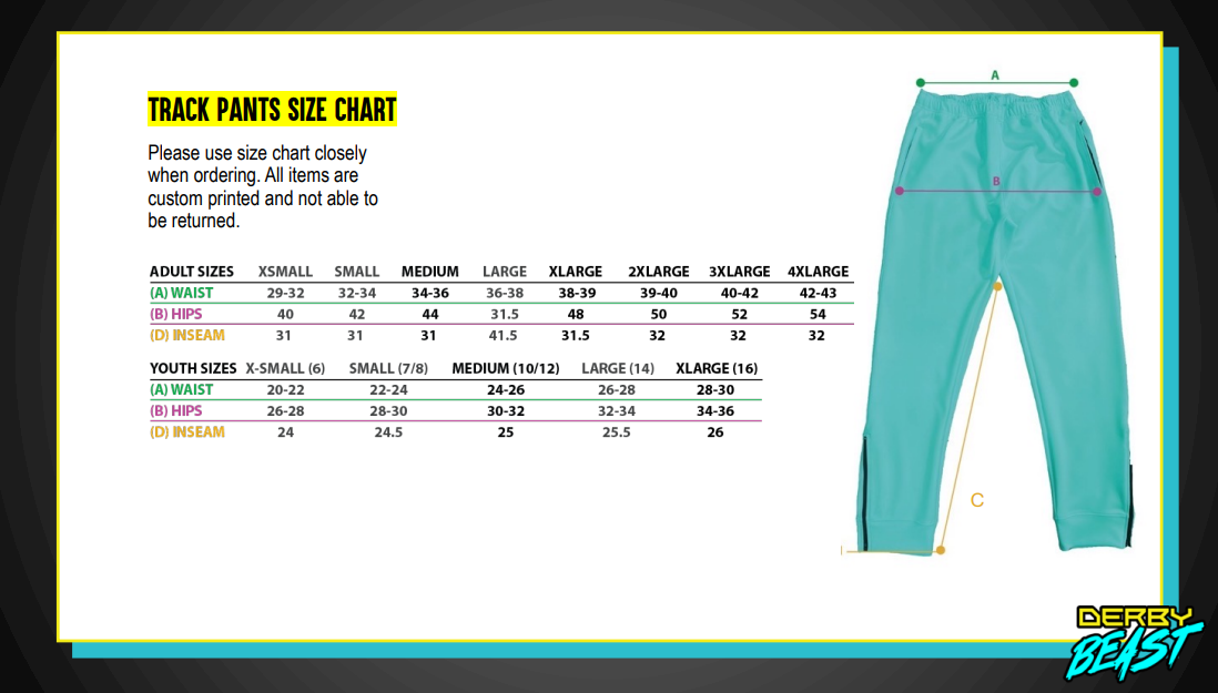 16-Bit Legends MUTANT Zipper Pants