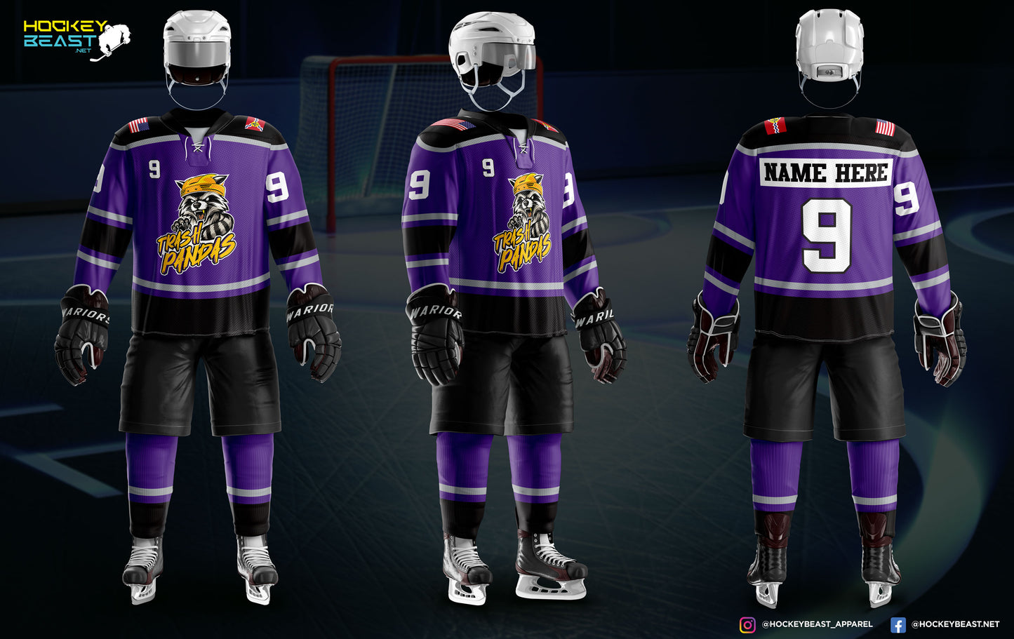 Trash Pandas Sublimation Jersey