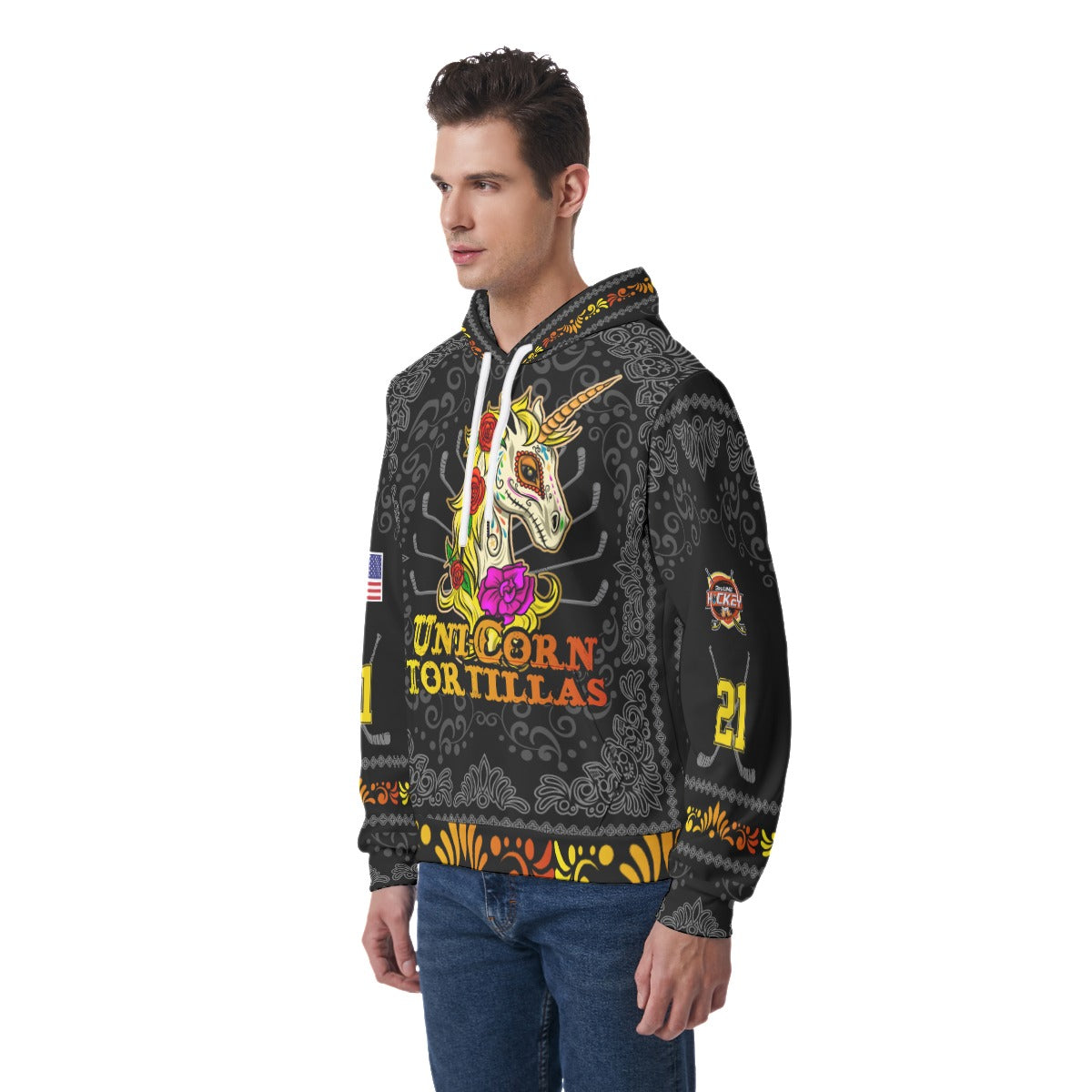 UniCorn Tortillas Light Weight Hoodie - Customizable