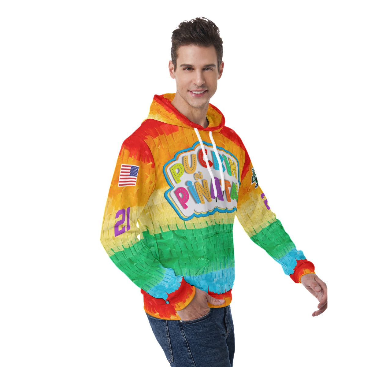 Puckin Pinatas Light Weight Hoodie - Customizable