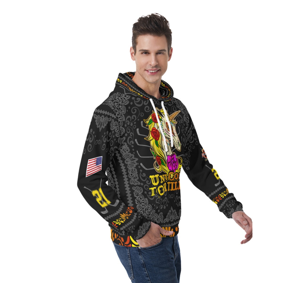 UniCorn Tortillas Light Weight Hoodie - Customizable