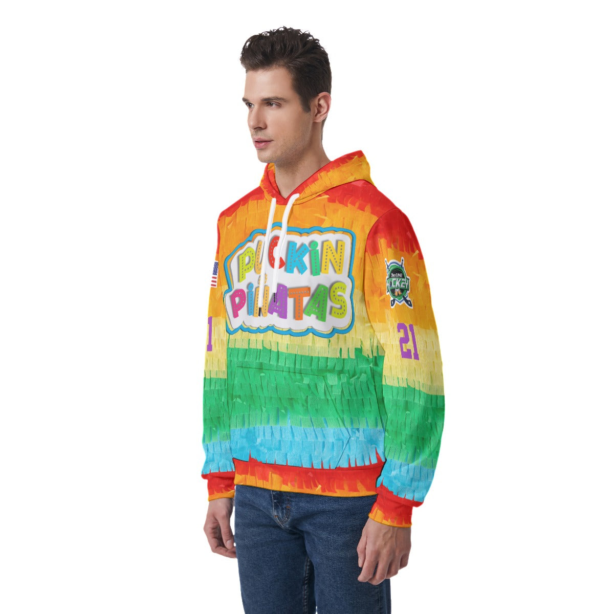 Puckin Pinatas Light Weight Hoodie - Customizable