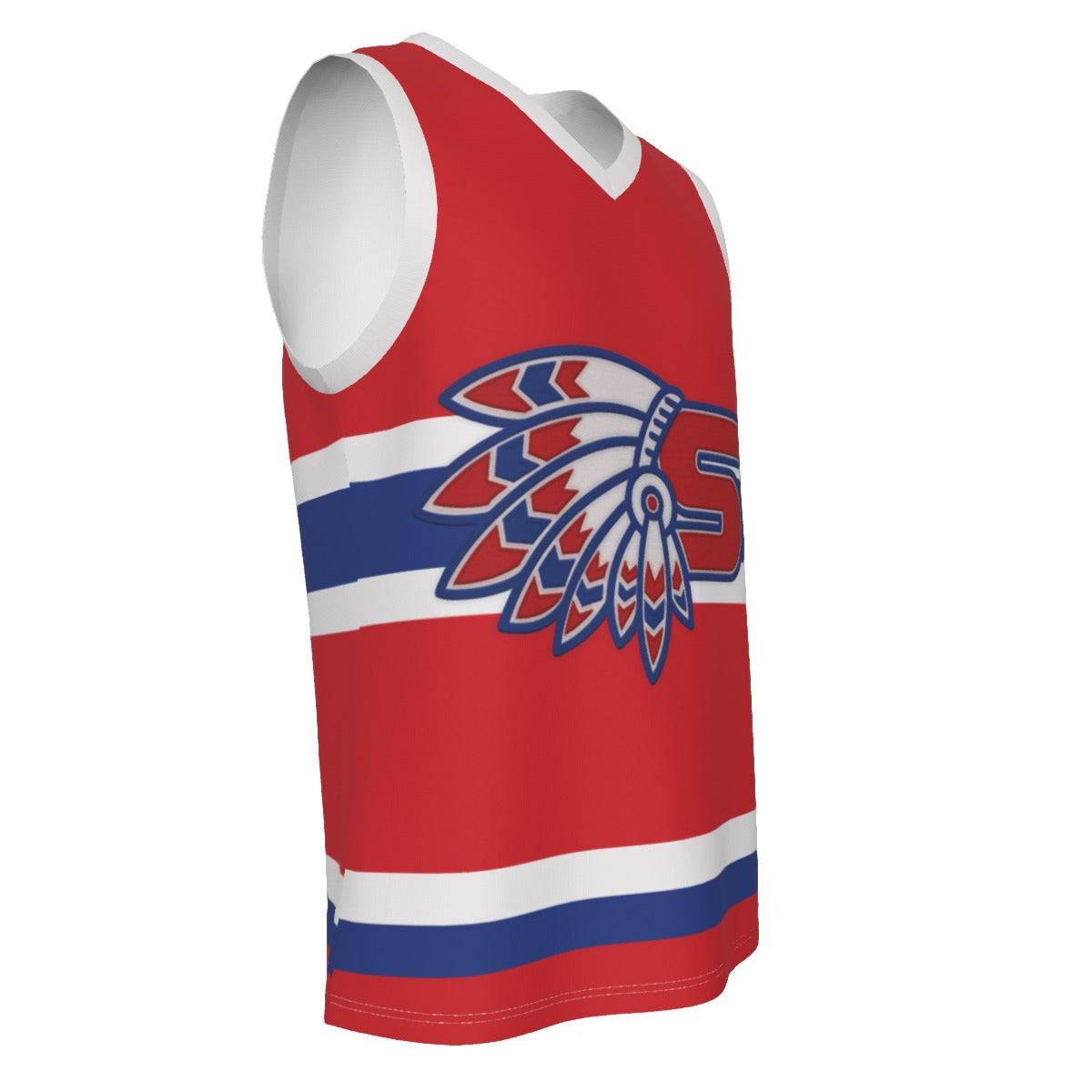 Chiefs Customizable V Neck Basketball Top