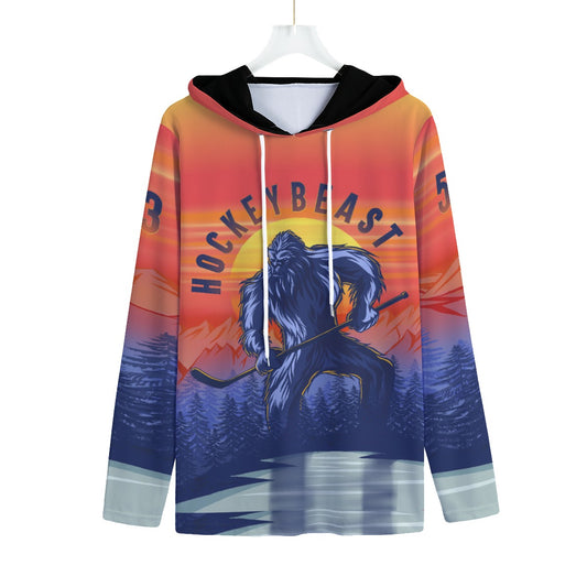 HockeyBeast Customizable Long Sleeve Pullover Hoodie Unisex