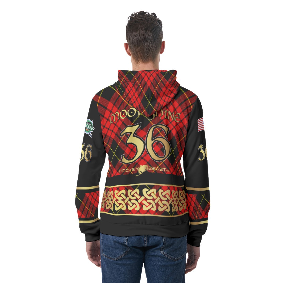 "Puckin O'Rileys" Customizable Hoodie - 3rd Line Hockey