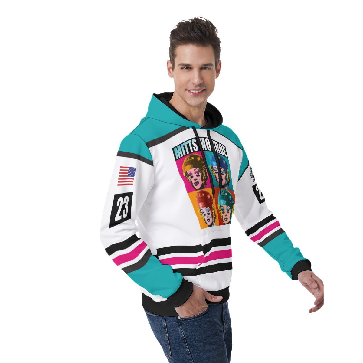 Monroe Light Weight Hoodie Shirt - Customizable