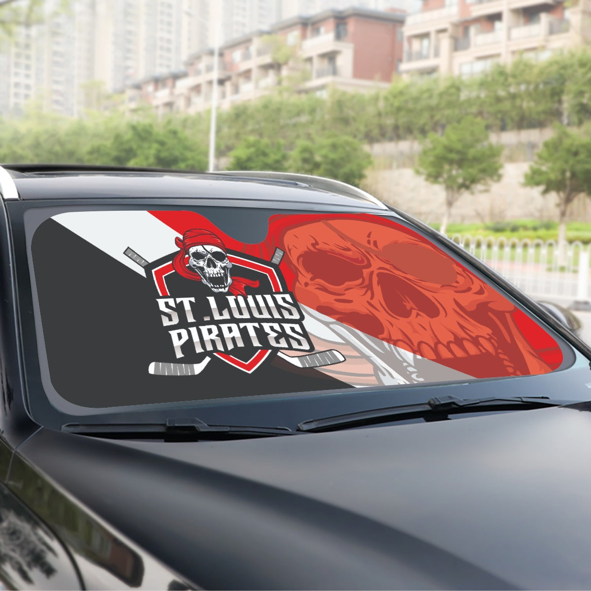 St Louis Pirates Windshield Sunshade | 145cm(57.1”)