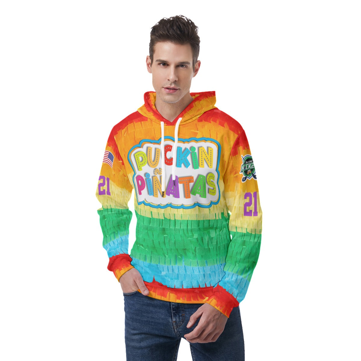 Puckin Pinatas Light Weight Hoodie - Customizable