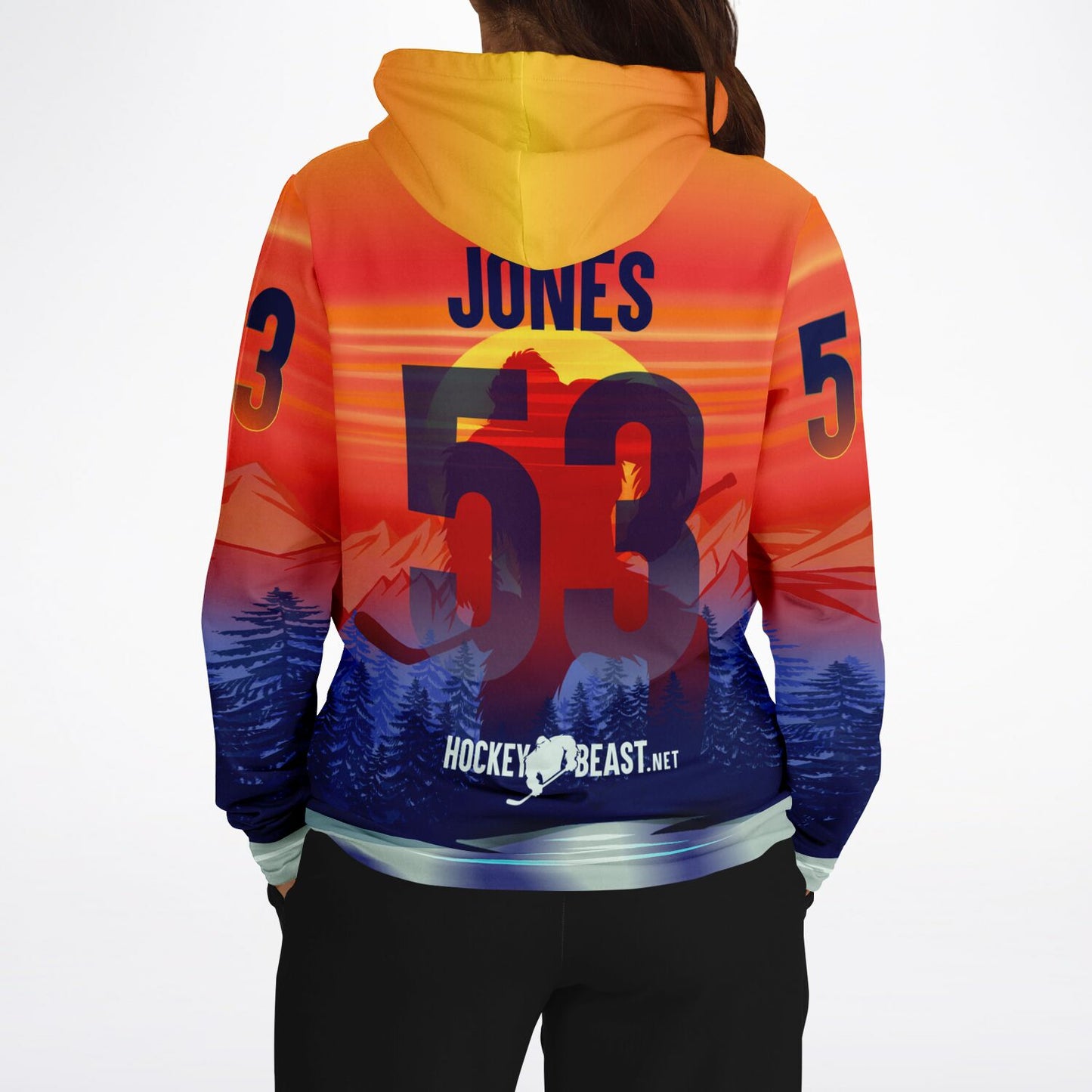 HockeyBeast Hoodie - AOP
