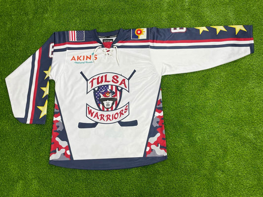 Tulsa Warriors Sublimated White Jersey