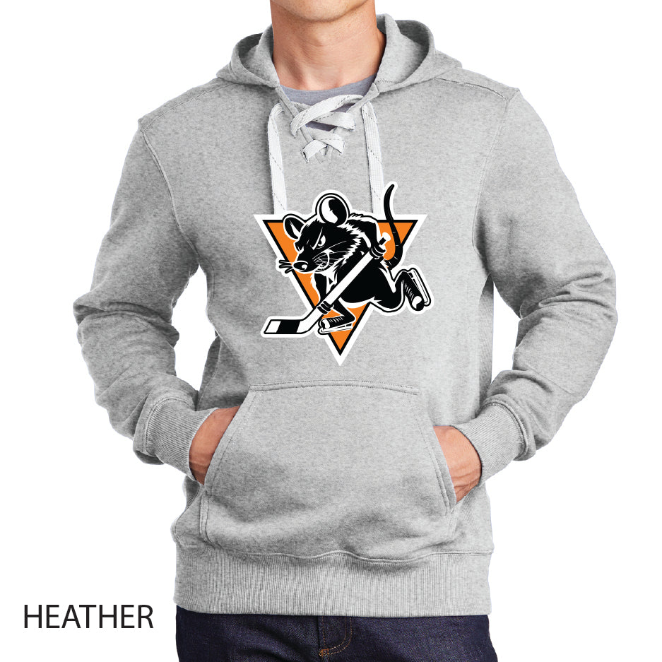 Rink Rats Sport-Tek Lace Up Pullover Hooded Sweatshirt