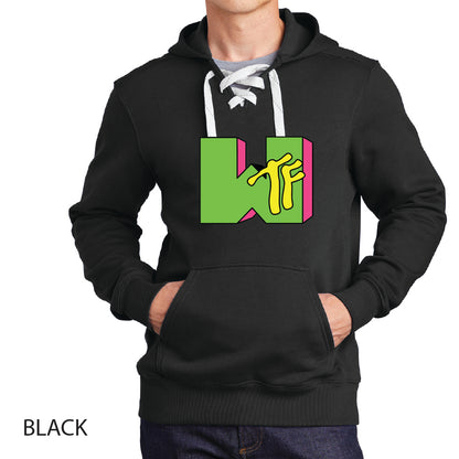 WTF Tulsa Warriors Sport-Tek Lace Up Pullover Hooded Sweatshirt