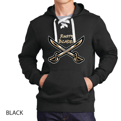 Rusty Blades Sport-Tek Lace Up Pullover Hooded Sweatshirt