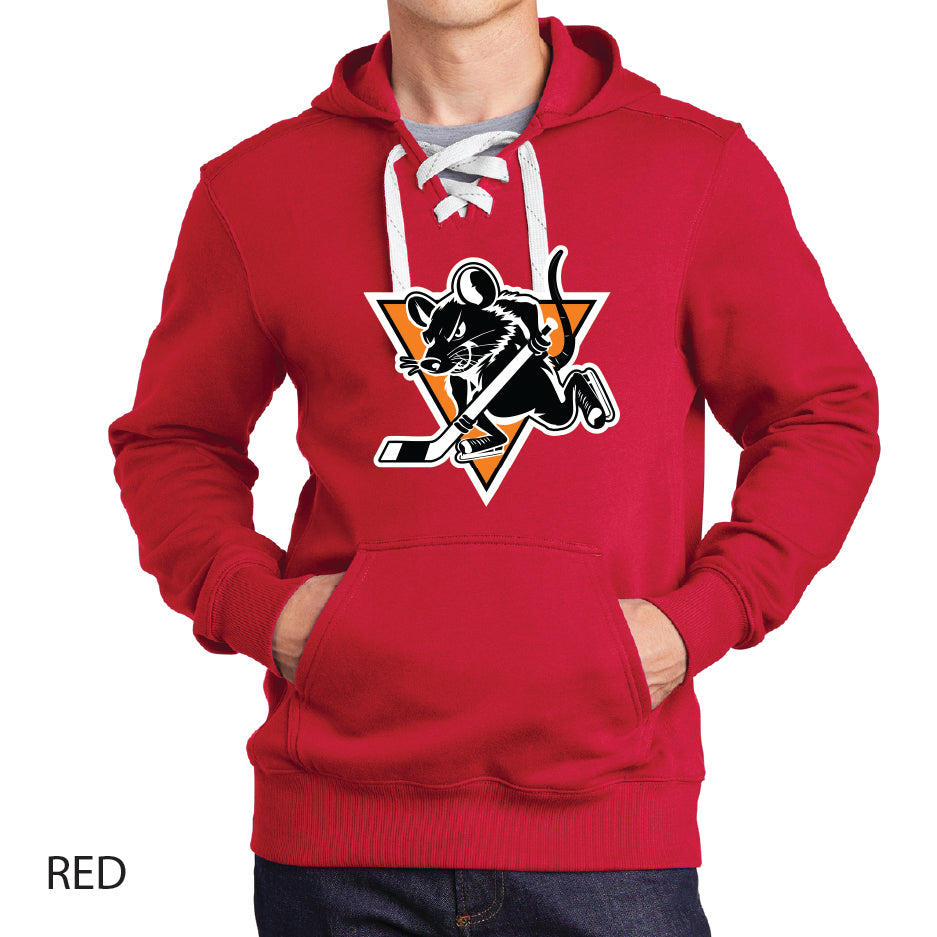 Rink Rats Sport-Tek Lace Up Pullover Hooded Sweatshirt