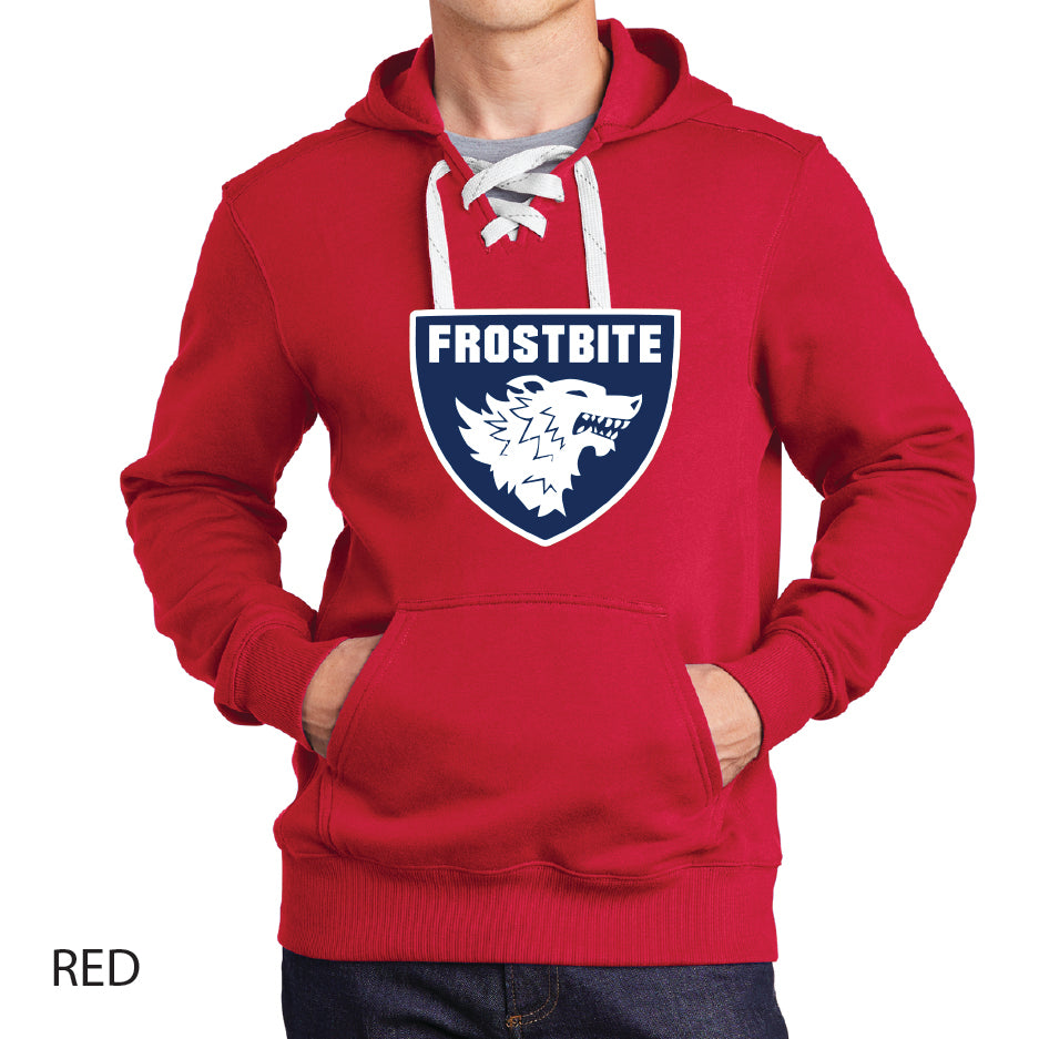 Frostbite Sport-Tek Lace Up Pullover Hooded Sweatshirt