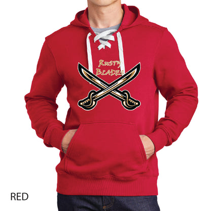 Rusty Blades Sport-Tek Lace Up Pullover Hooded Sweatshirt
