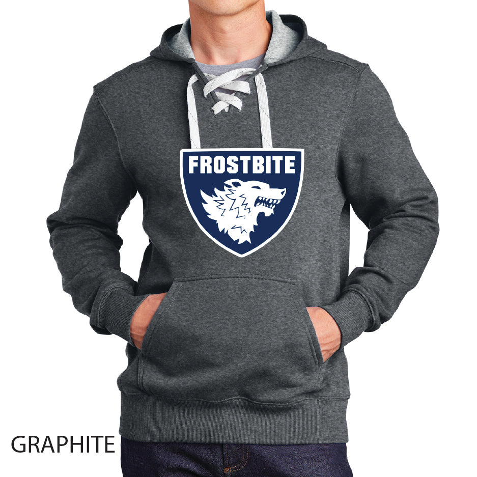 Frostbite Sport-Tek Lace Up Pullover Hooded Sweatshirt