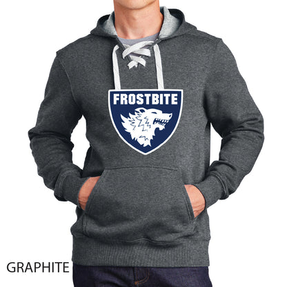 Frostbite Sport-Tek Lace Up Pullover Hooded Sweatshirt