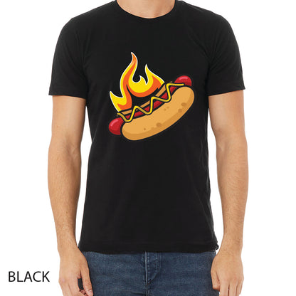 Hotdogs Unisex Jersey Tee Crewneck T-Shirt