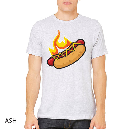 Hotdogs Unisex Jersey Tee Crewneck T-Shirt