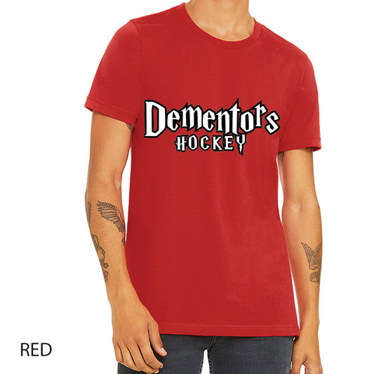 Dementors Unisex Jersey Tee Crewneck T-Shirt Word Logo