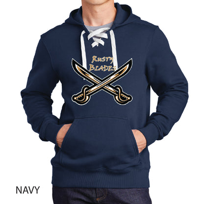 Rusty Blades Sport-Tek Lace Up Pullover Hooded Sweatshirt