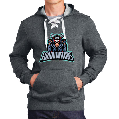 Foaminators Sport-Tek Lace Up Pullover Hooded Sweatshirt