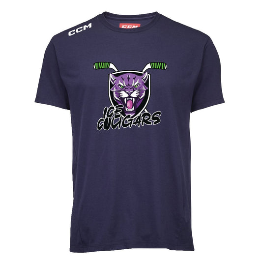 Ice Cougars CCM Adult Short Sleeve Essential Tee