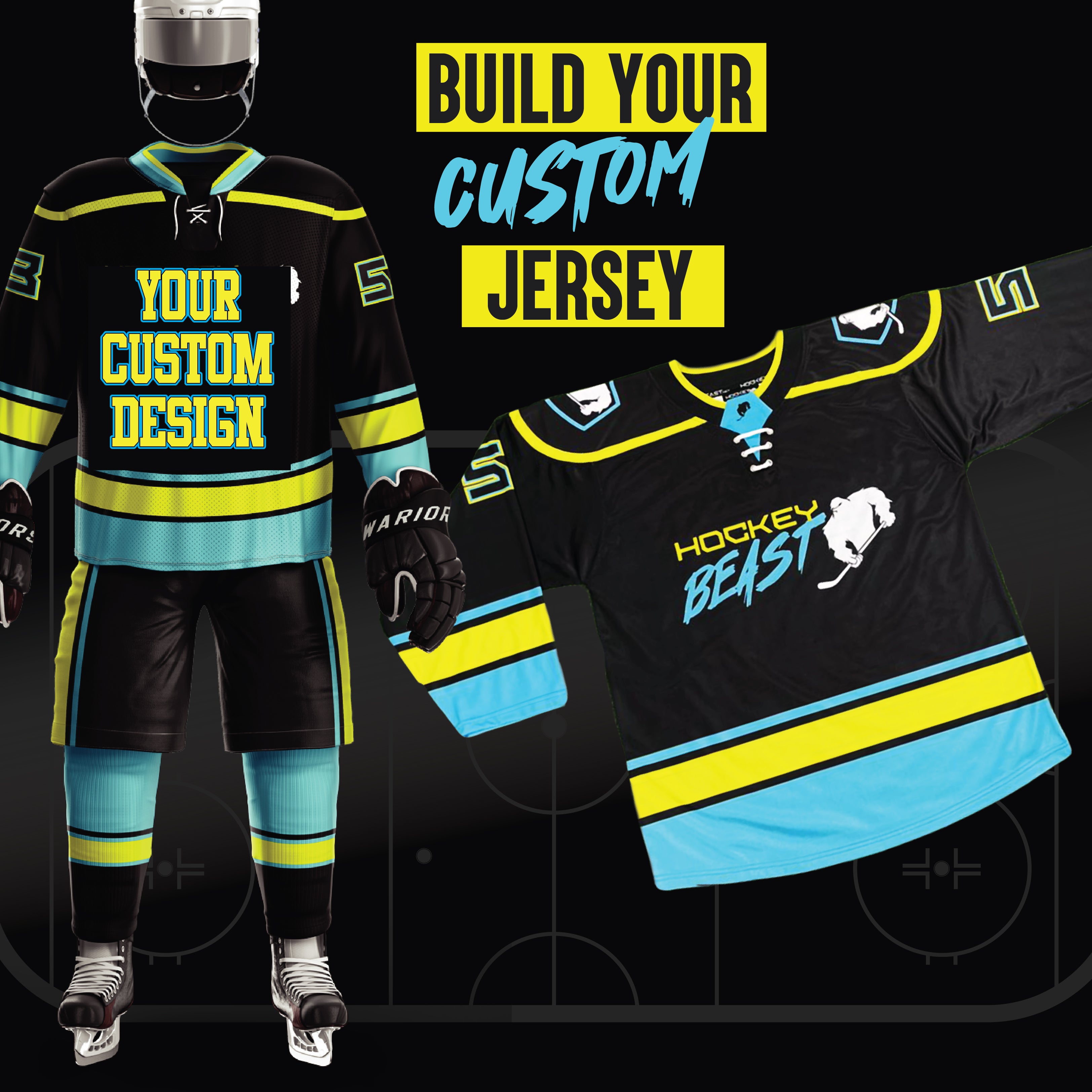 Custom Hockey Jersey Builder – HockeyBeast.net