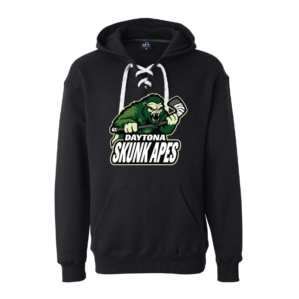 Daytona Skunk Apes Sport Lace Hooded Sweatshirt