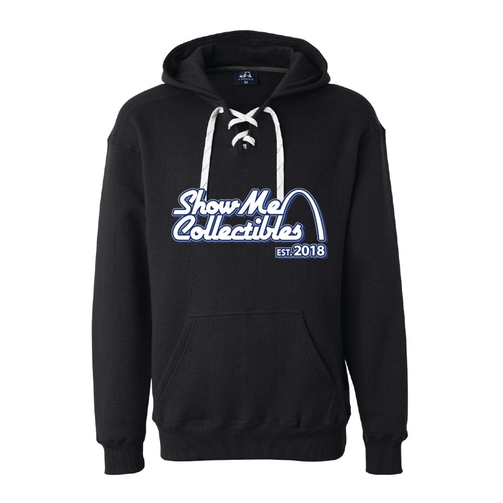 Show Me Hockey Sport Lace Hooded Sweatshirt