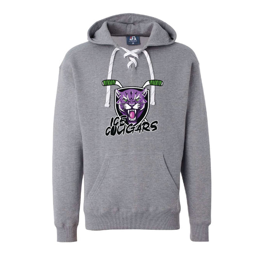 Ice Cougars Sport Lace Hooded Sweatshirt