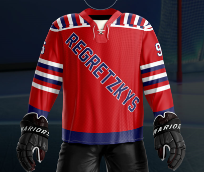 Regretzkys Sublimated Red Jersey