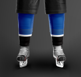 Bullets Blue Socks